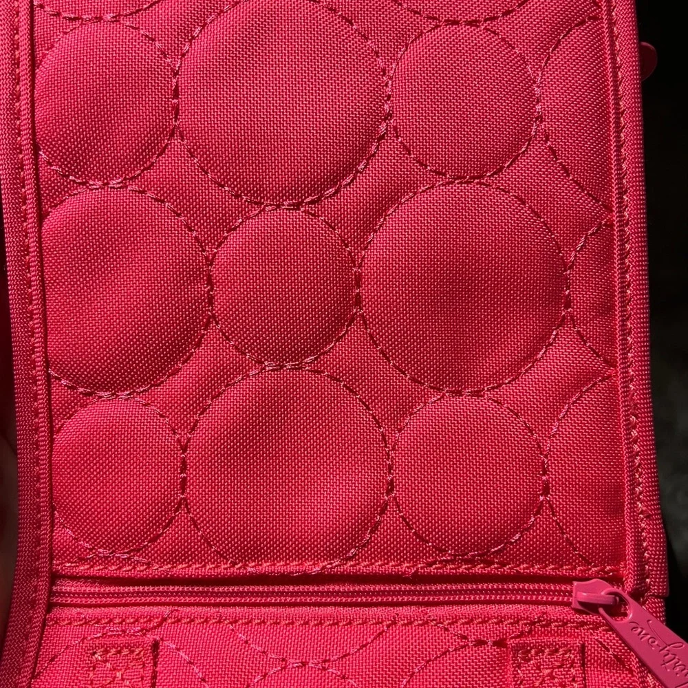 Thirty One Pink “Vary You” Quilted Crossbody Organizer Wallet Bag‎ 7